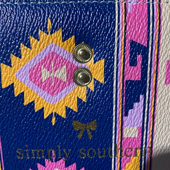 Simply Southern Pink and Navy Women's Wallet NWT 7x4 - Picture 12 of 12